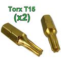 View Item Torx T15 Screwdriver Bit - 2 PK ( standard type )